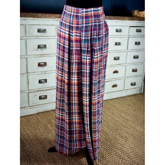 Anthropologie Pants - Anthropologie Kachel Averie Plaid Wide Leg Pants